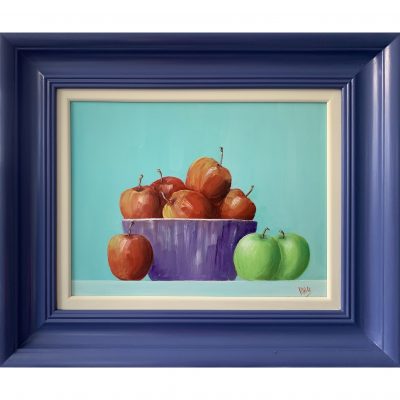 King, G – Apples in Purple Bowl