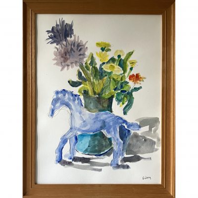 Duxbury – Artichokes and Blue Horse
